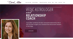 Desktop Screenshot of carolallenastrology.com
